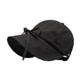 thumbnail image 4 of Sombrero de pescador, sombrero de pescador de verano portátil para pesca, viajes, mochilerismo al aire libre, Negro, 4 of 9