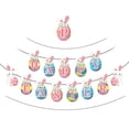thumbnail image 1 of Easter Banner Set Hanging: Letter Bunting Banner Holiday Banner Party Decoration, 1 of 5