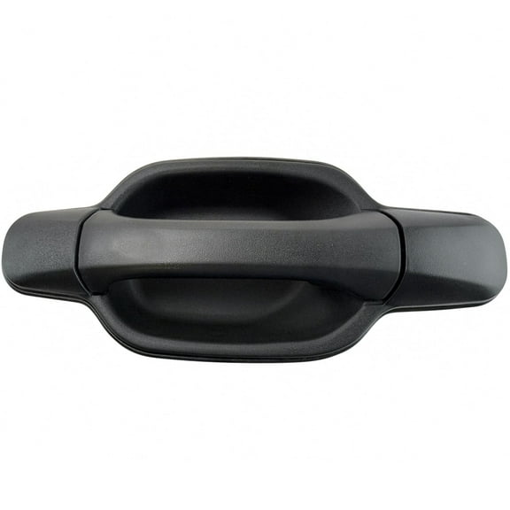 TRQ Rear Black Textured Exterior Door Handle Driver Side LH for GM Pickup Truck DHA49164 Fits select: 2004-2012 CHEVROLET COLORADO, 2004-2012 GMC CANYON