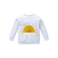 thumbnail image 1 of Chandail en Molleton à Manches Longues Imprimé Soleil pour Bébé Fille Garçon, 1 of 8