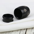 thumbnail image 2 of Black Pet Memorial Keepsake, Paw Print Mini Ashes Holder Container, Pet Cremation Urn for Ashes, Small Urn for Pet Ashes, Pet Ashes Holder Keepsake Urn Ship Next Day [Paw, Black, No Engraving], 2 of 8