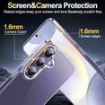 thumbnail image 2 of Allytechgroup Galaxy S24 Clear Case with Screen Protector + Camera Lens Protector, Military Grade Drop Protection Shockproof Slim Phone Case for Samsung Galaxy S24, Clear, 2 of 6