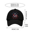 thumbnail image 4 of 250 Anniversary USA Hat Distressed Style, America 250 Hat Vintage Washed Baseball Cap, USA 250th Anniversary Low Profile Design, America 250th Anniversary Hat , Black, 4 of 7