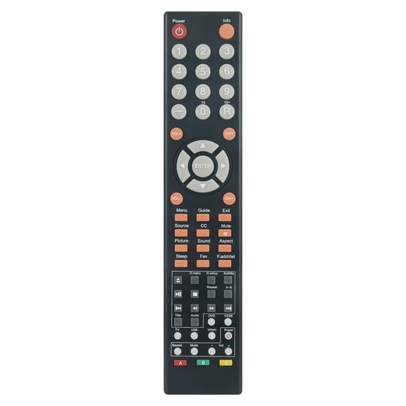 8142026670002C Remote Control for Sceptre TV E328WD-SS E325BD-SS RT8142026670002C E328WD-SS E325BD-SS