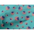 thumbnail image 4 of oneOone Cotton Poplin Fabric USA Flag Circles Country Flag Decor Fabric Printed BTY 42 Inch Wide, 4 of 4
