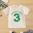 thumbnail image 2 of Akiihool Hauts, T-Shirts et Chemises pour Garçons T-Shirt Graphique à Manches Courtes Premium à Col Rond pour Garçons, Coupe Régulière (Violet, 3-4 Ans), 2 of 4