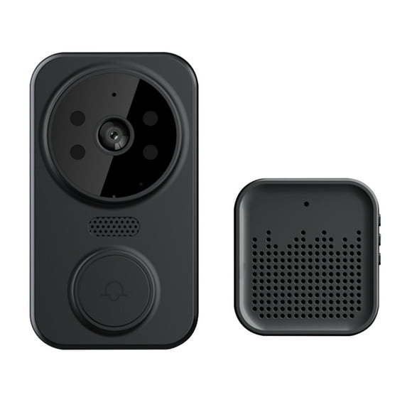 Video Doorbell Wireless Wifi Smart Doorbell,Smart Wireless Remote Video Doorbell Intelligent Visual Doorbell,Home Hd Night Vision Wifi Security Door Doorbell (Battery Version)