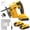 2 Batteries, variant on Cordless Jigsaw With Rechargeable Battery 0 To 45 Degree Bevel Adjustment 3 Cutting Modes LED Light For Wood Metal Plastic Cutting