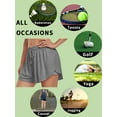 thumbnail image 6 of JuneFish Women's 2 in 1 Flowy Athletic Shorts Running Tennis Skirt Workout Skorts with Pockets, 6 of 8
