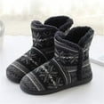 thumbnail image 2 of Men Women Slippers Hut Slipper High Lined Hut Boots Non-Slip Winter Slippers With Soft, 2 of 5