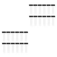 thumbnail image 1 of Maytalsory 12piece Convenient Plant Labels For Easy Identification Made With Durable Metal Metal Plant Label Garden Markers black 2Set, 1 of 6
