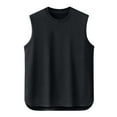 thumbnail image 1 of pstuiky Camisetas sin mangas para hombre, Camisola deportiva de cuello redondo con estampado floral de verano para hombre, nueva moda informal Camisas para hombres l, 1 of 2