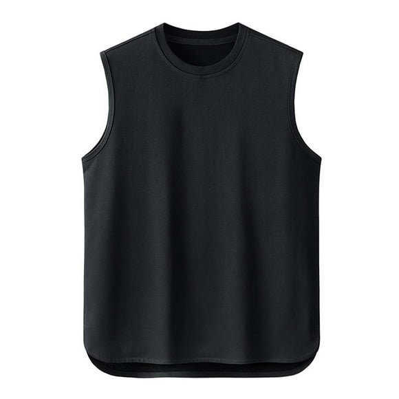 breaise Men's Workout Tank Tops Gym Muscle Tee Bodybuilding Fitness Sleeveless T Shirts Black M Fashion deals