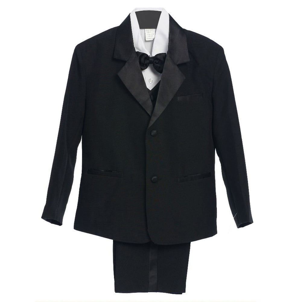 Spring Notion Boys Black Classic Tuxedo with Tail