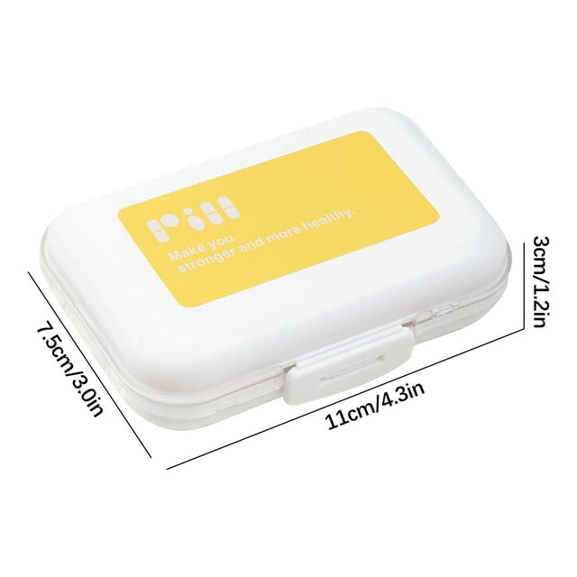 Indoor Lighting Accessories Portable Daily PillCase Split Box Day Portable Travel Box
