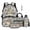 Abstract Camo Pattern, variant on XYZCANDO 5 Pcs Set School Backpack Set with Kids School Bag Lunch Bag Stationery Pouch Water Bottle Protector Sleeve Key Lanyard Strap Suitable for Students Boys