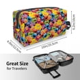 thumbnail image 3 of Custom Cookie Monster Face Pattern Cosmetic Bag Kawaii Large Capacity Sesame Street Makeup Case Beauty Storage Toiletry Bags, 3 of 5