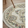 thumbnail image 6 of Nourison Aubusson ABS1 Indoor only Area Rug - Ivory 5'3" x round, 6 of 8