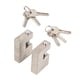 thumbnail image 1 of Juego de Candados Monoblock Candado Antirrobo Heavy Duty para Contenedores ANGGREK Otros, 1 of 8