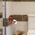 thumbnail image 5 of Rustic Western Rodeo Cowboy-Themed Horse Wall Mount Toilet Paper Holder - Lodge Cabin Style Bathroom Decor for Authentic Western Theme, 5 of 7