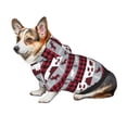thumbnail image 6 of Goofa Buffalo Plaid Forest Pattern Small Dog Sweater Hoodies Pet Grey Hooded Soft Fleece Sweatshirts with Pocket Fall Winter Puppy Cat Sweaters Warm Clothes-Medium, 6 of 8