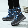 thumbnail image 5 of Otqutp Kids' Tie Dye Snow Boots Insulated Waterproof Faux Fu𝗿 Lined Warm Anti-Slip Winter Shoes for Boys Girls Outdoor, 5 of 9