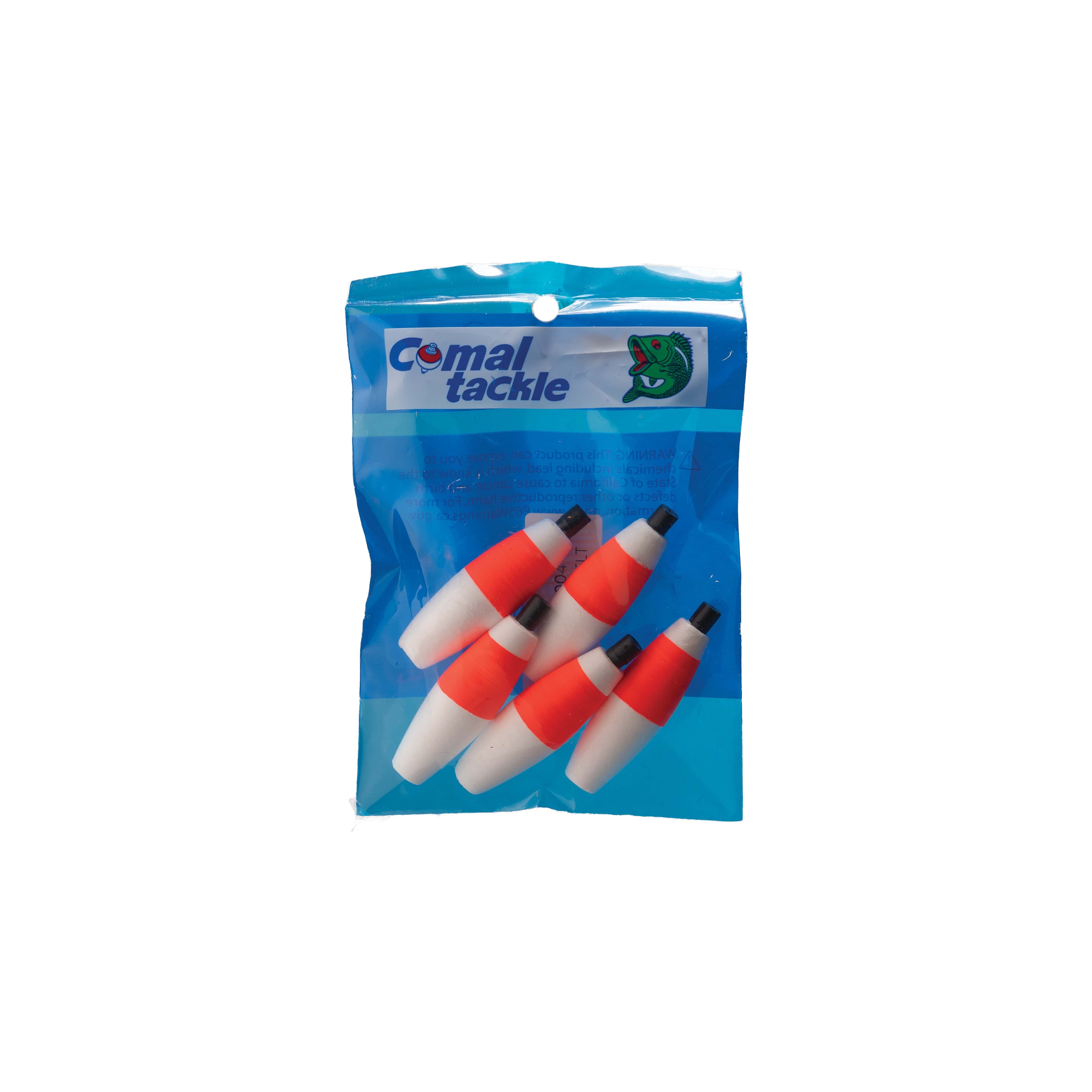 (3 pack) Comal Cigar Peg Fishing Bobber for Freshwater Lakes and Rivers