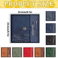 thumbnail image 3 of HonestMatter Notebooks for Work, A5 Handmade Journal Set with Pen and Gift Bag, Trendy Bullet Journal for Business and Diary Writing, Dark Blue, 1 Set, 3 of 6