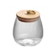 thumbnail image 3 of Cereal Storage Jar 1Pc Sealed Glass Container For Kitchen Use Transparent Round Belly Moisture-proof Design, 3 of 4