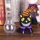thumbnail image 3 of Injueey Tarro de caramelo de tela de PVC, botella de almacenamiento de tamaño compacto, artesanía transparente, diseño, latas de Kits de decoración para fiestas Forma de calabaza, 3 of 6