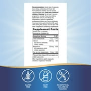 Natures Way Calcium Magnesium & Zinc Mineral Complex Capsules, Unisex, 250ct