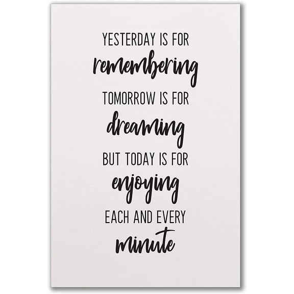 Yesterday Is For Remembering Rustic Wood Sign 12x18