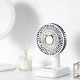 thumbnail image 4 of Desk Fan For Bedroom USB Rechargeable Desktop Mini Fan Portable Small Fan For Hiking Camping Travel Sports Outdoor Activities, 4 of 7