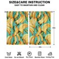 thumbnail image 2 of Nursery Curtains Boys Girls Kids Party Stly Banana Print Pattern Window Drapes for Living Bedroom Playroom Room Decor Rod Pocket 42x63 Inch 2 Panels, 2 of 2