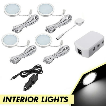 

NIUREDLTD Cabinet Remote Bookcase with for LED Kit Wall Cabinet Installation Control Light LED light
