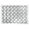 thumbnail image 3 of HUBERT® Muffin Pan 35 Cup with Silicone Glaze Aluminized Steel - 17 7/8 L x 25 7/8 W x 1 3/8 D, 3 of 3
