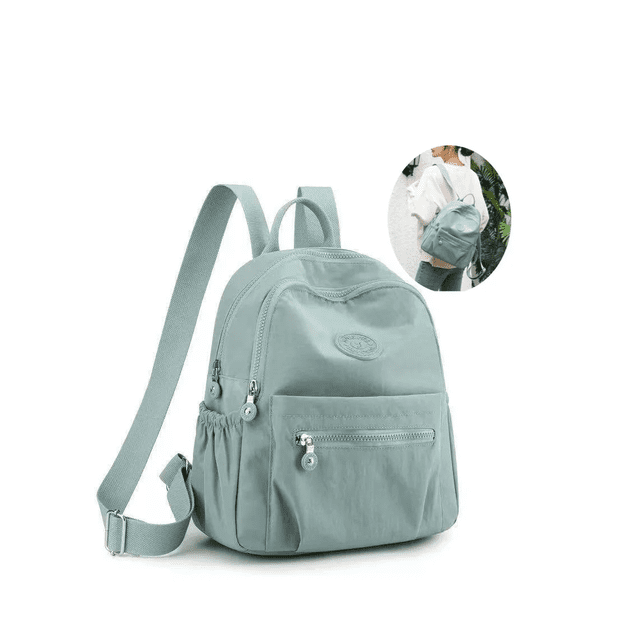 Mochila Bolso De Mujer Moda Impermeable Antirrobo Moda Xtellar verde