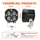 thumbnail image 5 of Faro Led Auxiliar Lupa Doble Color 28000lm 5d Moto Auto, 5 of 8