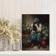 thumbnail image 2 of Qisvanset 12x16 Inch Cowboy Smoking Charcoal Sketch Canvas Print Wall Art, 2 of 5