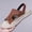 Burgundy, variant on Men's Breathable Slip-On Sport Sandals - Adjustable Straps with Metallic Buckles, Open-Toe Summer Casual Shoes, Superfine Synthetic & PU Cushioned Insole for Beach, Walking, Daily Wear, Strappy