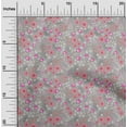 thumbnail image 2 of oneOone Polyester Spandex Pink Fabric Floral Sewing Material Print Fabric By The Yard 56 Inch Wide, 2 of 5