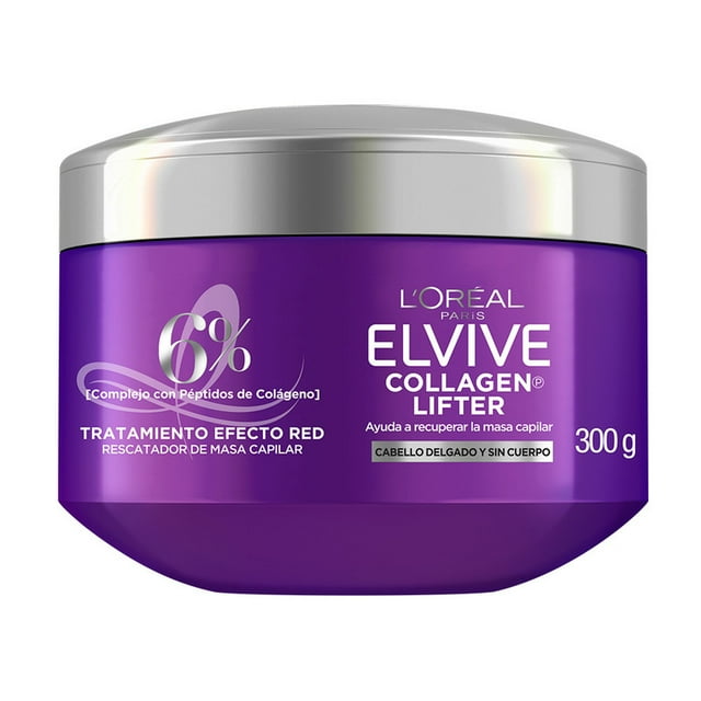 L'Oréal Paris Elvive Collagen Lifter Mascarilla con Péptidos de Colágeno 300gr