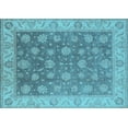 thumbnail image 1 of Ahgly Company Indoor Rectangle Oriental Light Blue Traditional Area Rugs, 7' x 10', 1 of 4