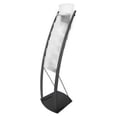 thumbnail image 5 of Deflecto Contemporary Floor Display 6 Compartment(s) - Compartment Size 1.45" - 49" Height x 13" Width x 16.5" Depth - Floor - Black - Metal - 1Each, 5 of 7