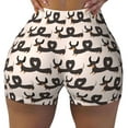 thumbnail image 2 of Salouo Cute Puppy Print Women's Athletic Shorts,Booty Shorts Biker Shorts High Waisted Elastic Workout Shorts for Yoga Gym Running Sports-X-Large, 2 of 8