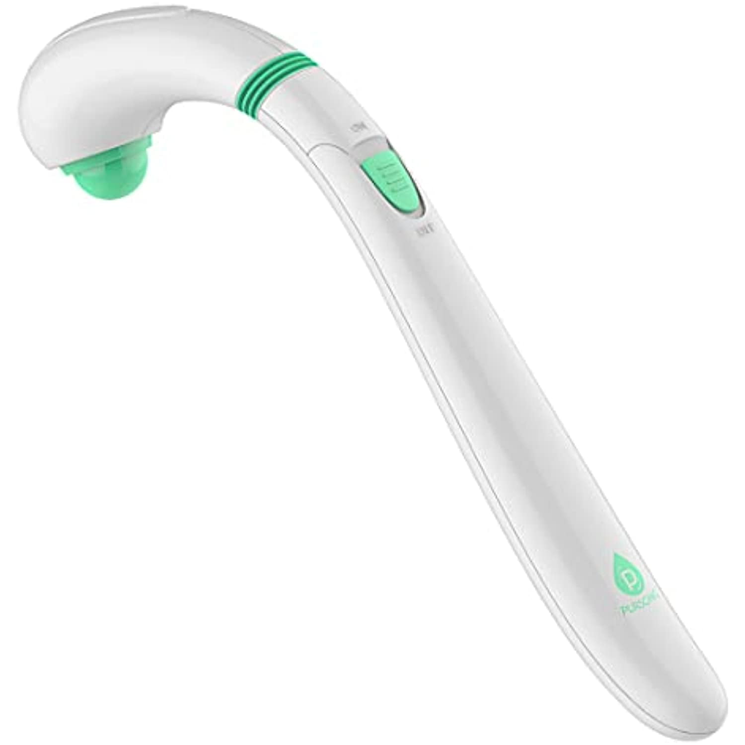 Pursonic Vibration Handheld Massager for Back, Foot, Neck, Shoulder, Leg, Calf Pain Relief, 2 Speeds,for Hard to Reach Areas, Easy Grip Handle