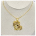 thumbnail image 3 of Colgantes con Dije DogNeck25 2Pzas Pomeranian Dorado Metal Cadena y Dije, 3 of 4
