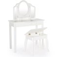 thumbnail image 2 of Guidecraft Coiffeuse classique avec tabouret, blanc, 2 of 15
