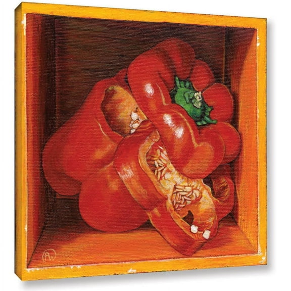 ArtWall Paige Wallis "Redbell" Gallery-wrapped Canvas