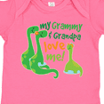 thumbnail image 4 of Inktastic My Grammy and Grandpa Love Me Grandson Dinosaur Boys Baby Bodysuit, 4 of 5